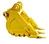 450mm Width Rock Bucket for CAT 312